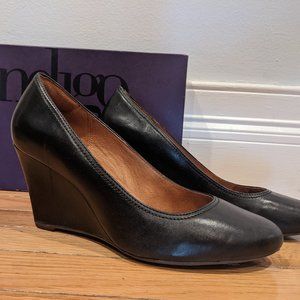 Size 9.5 Black Wedge Heels